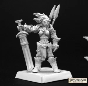 AMIRI, BARBARIAN Sensensenmann Miniatur Pathfinder REM60003 D&D - Bild 1 von 4