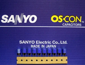 10pcs Oscon Sanyo OS-CON 330µF/6,3V - Picture 1 of 1