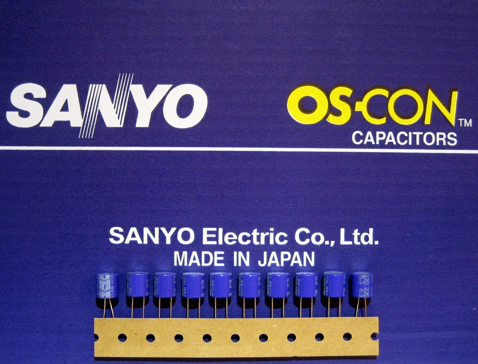 10pcs Oscon Sanyo OS-CON 330µF/6,3V