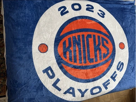 NY KNICKS BLANKET SGA 2023 PLAYOFFS SUPERSOFT NEW YORK MSG NBA BASKETBALL Cover