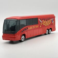 Matchbox Walt Disney World 2002 MCI Coach Bus Red Diecast 16cm Long