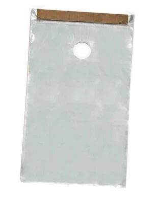Frosted Transparent 9 1/2" x 15" Plastic Poly Door Knob Hanger Bags - image 1 of 4