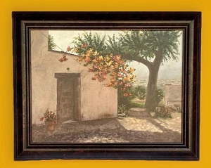 Framed Original SW Acrylic Painting, Signed Nancy Lemberger 9.5" x 15.5" - Picture 1 of 7