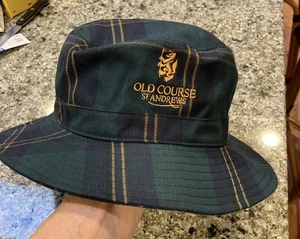 Sombrero cubo a cuadros Old Course St. Andrews hogar de golf XL - Imagen 1 de 6