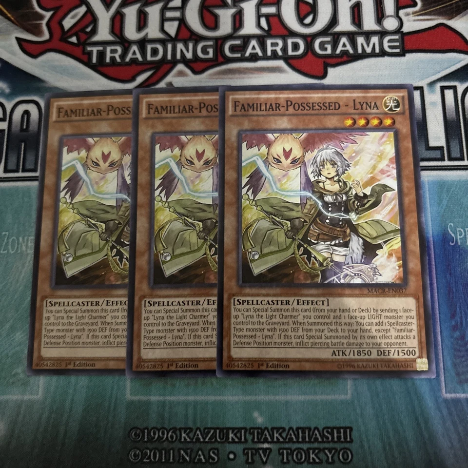 Familiar-Possessed - Lyna MACR-EN037  Common NM 1st Edition x3 - Image 1 of 1