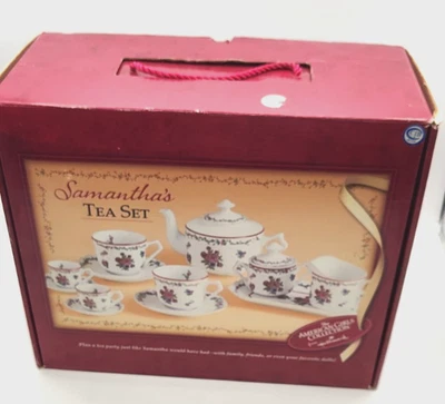 Hallmark American Girls Tea Set Samantha's Incomplete Missing Pieces Lot of 9 - Image 1 of 4