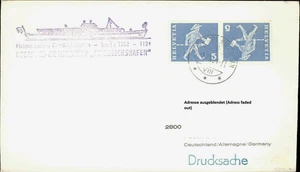 1964 BODENSEE Schiffspost Motorschiff FRIEDRICHSHAFEN Zierstempel Schweiz Marken - Picture 1 of 2