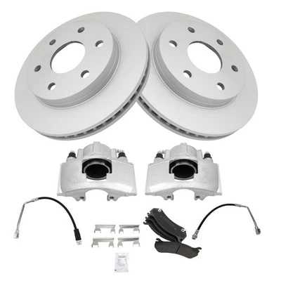 Kit de pastilhas de freio e rotor semi-metálico compatível com Chevrolet Tahoe 2000 - Imagem 1 de 4