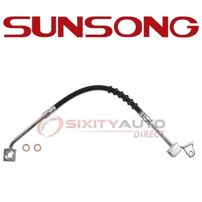 Sunsong Front Right Brake Hydraulic Hose for 1995-2000 Chrysler Cirrus - lz - Image 1 of 4