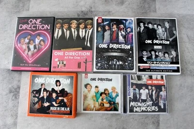 SET x7 One Direction Japan CD DVD Midnight Memories Made in The A.M UP ALL NIGHT - Image 1 of 4