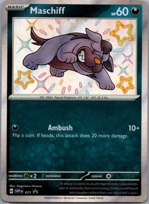 Maschiff Promo SV: Scarlet & Violet Promo Cards 071 {{NM}} - Image 1 of 2