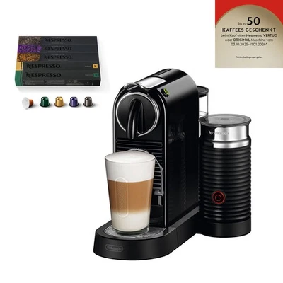 DeLonghi EN 267.BAE Citiz & Milk + NESPRESSO ORIGINAL Mixed 50er Set