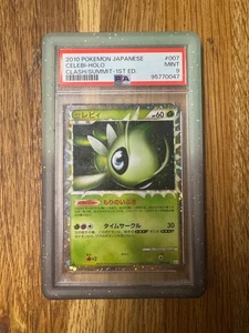 PSA 9 Celebi 007/080 Prime Japanese Pokémon Card Clash at the Summit  - Picture 1 of 2