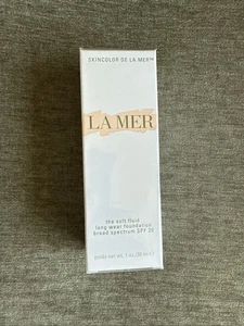 La Mer The Soft Fluid Long Wear Foundation 1oz SPF 20 PORCELAIN 100 SEALED - Picture 1 of 4