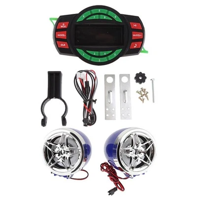 Waterproof Motorcycle Audio MP3 Sound System Stereo - Image 1 of 4