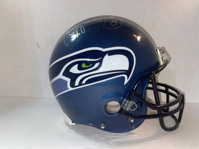 Seattle Seahawks Matt Hasselbeck Autographed RIDDELL VSR-4 Trophy Football He - Image 1 of 4