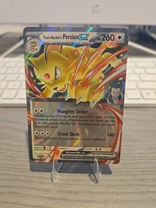 Team Rocket’s Persian ex SVP 218 Destined Rivals Black Star Promo Pokemon TCG - Picture 1 of 3