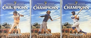 2025 NLDS Milwaukee Brewers Programs - Postseason - All 3 Covers -  Chicago Cubs - Picture 1 of 1