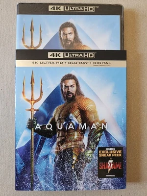 Aquaman (DC) (4K Ultra HD+Blu-Ray 2018)*With Slipcover* Foto 1 de 2
