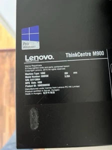 Lenovo ThinkCentre M900| core i5 vpro. | Mini PC ohne Festplatte als defekt - Bild 1 von 5