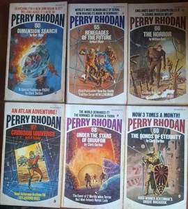Perry Rhodan X6 60, 65, 66, 67, 68 & 69 Classic Sci-Fi Vintage Bundle Paperbacks - Foto 1 di 17