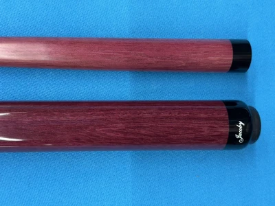 JACOBY CUSTOM CUE 12.5MM 29" PURPLE HEART SHAFT PURPLE HEART  BUTT RADIAL PIN - Image 1 of 4