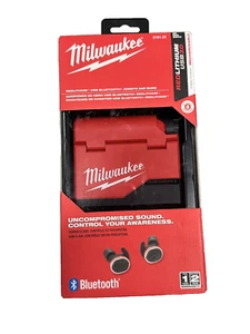 Milwaukee 2191-21 REDLITHIUM USB Bluetooth Jobsite Ear Buds - Picture 1 of 7