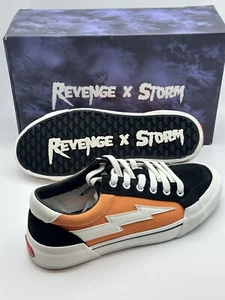 Revenge⚡️Storm Size 6 Orange Black Vol 2 Brand New 100% Sneaker Shoe Vans Style - Picture 1 of 15