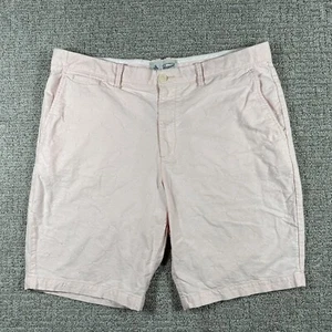 Original Pinguinshorts 36 hellrosa Chino flache Vorderseite Logo 9" Innennaht Herren - Bild 1 von 14