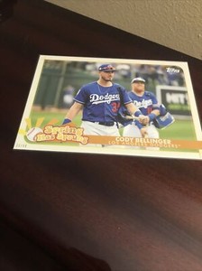 2020 Topps Opening Day "SPRING HAS SPRUNG" Cody Bellinger 5 X 7 SP! #'d 21/49