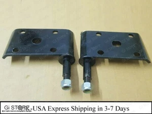 FITS JEEP 1972 - 1975 CJ5 CJ6 FRONT SPRING SHOCK PLATE SET 5353990 5353991 - Picture 1 of 5