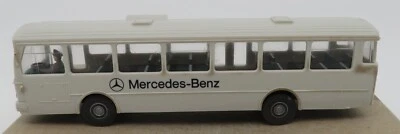 WIKING HO 1/87 BUS AUTOBUS MB MERCEDES O 305 GRIS ligne 4 BAHNHOF + conducteur - Photo 1/4