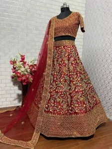 Attractive Party Wear Poly Chanderi Lehenga Choli With Dupatta For Women - Bild 1 von 9