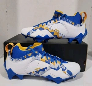 Botines de fútbol Nike Air Jordan 7 Vapor Edge bajos UCLA PE para hombre talla 12,5 NUEVOS SÓLIDOS - Imagen 1 de 9