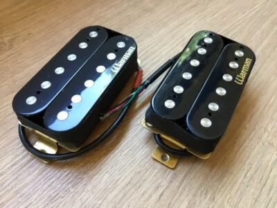Warman Lil' Black Devils. Pair of guitar humbuckers pickups. 13.78k and 7.12k - Image 1 of 4