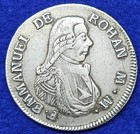 1796, GRANDMASTER EMMANUEL DE ROHAN, 2 SCUDI, ORDER OF THE KNIGHTS OF MALTA
