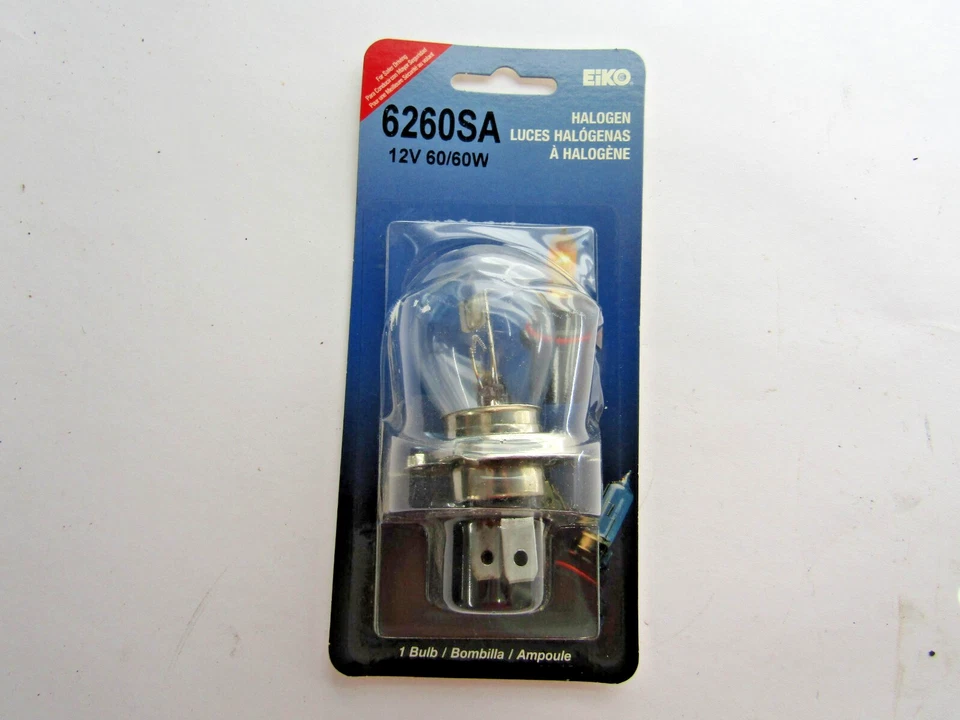 LÂMPADA DE HALOGÊNIO EIKO 6260SA 12V 60/60W 6260SABP HONDA YAMAHA ARTIC CAT jh - Imagem 1 de 4