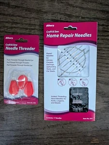 Lot Allary Home Repair Needles #816 & Needle Threaders #306 (Open Package) - Picture 1 of 8