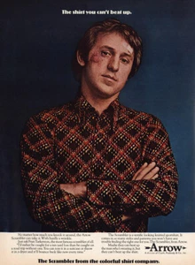 1973 Arrow Shirts: The Shirt You Can't Beat Up Vintage Print Ad - Picture 1 of 1