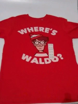Where's Waldo tee red Youth XL red cartoon beloved children's book New t-shirt - Изображение 1 из 4