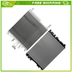 Aluminum Radiator and AC Condenser Cooling Kit For 2014 2015 2016-2018 Ram 1500 - Picture 1 of 13