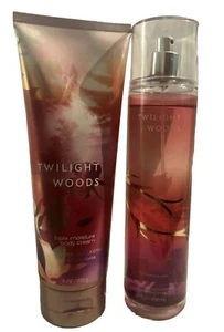 NUOVO Set crema corpo e nebbia fine Bath and Body Works TWILIGHT WOODS - Foto 1 di 5