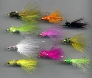 Moscas de trucha Nómadas: x 10 talla 10. Short Shank y Long Shank surtidos. (Código 039A) - Imagen 1 de 3
