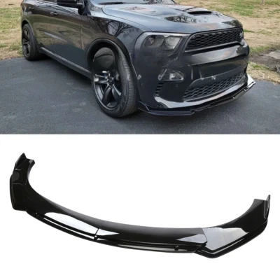 For Dodge Durango SXT R/T Front Bumper Lip Spoiler Lower Splitter Glossy Black - Image 1 of 4