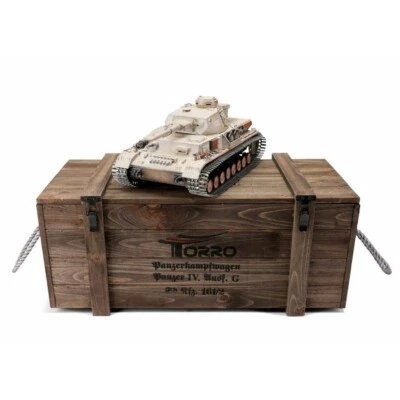 1/16 Torro German Panzer IV RC Tank IR Infrared Metal Edition PRO Kharkov 1943 - Image 1 of 4
