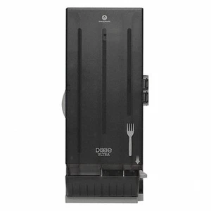 Dispensador de utensilios Dixie Ultra SmartStock, tiene capacidad para 120 horquillas, negro, SSFD120 - Imagen 1 de 2