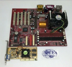 PLACA BASE IBM AMPTRON E206922 PS-1 SL5UK 1.8GHZ/256/400/1.75V A80856-001 TNT2 - Imagen 1 de 12