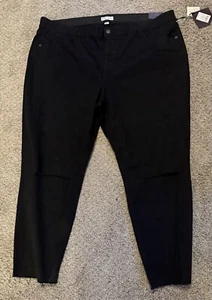 AVA & VIV BLACK SKINNY  STRETCH denimJEANS Women's Plus SIZE 26W Distressed NWT - Bild 1 von 7