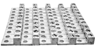 Lot OF 50 Pcs. Ilsco TA6 Mechanical Lug, 6-14 AWG CU or Al, 1/4" Mounting Hole