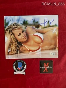 Rebecca Romijn autographed signed 8x10 model photo Sports Illustrated Beckett - Picture 1 of 1